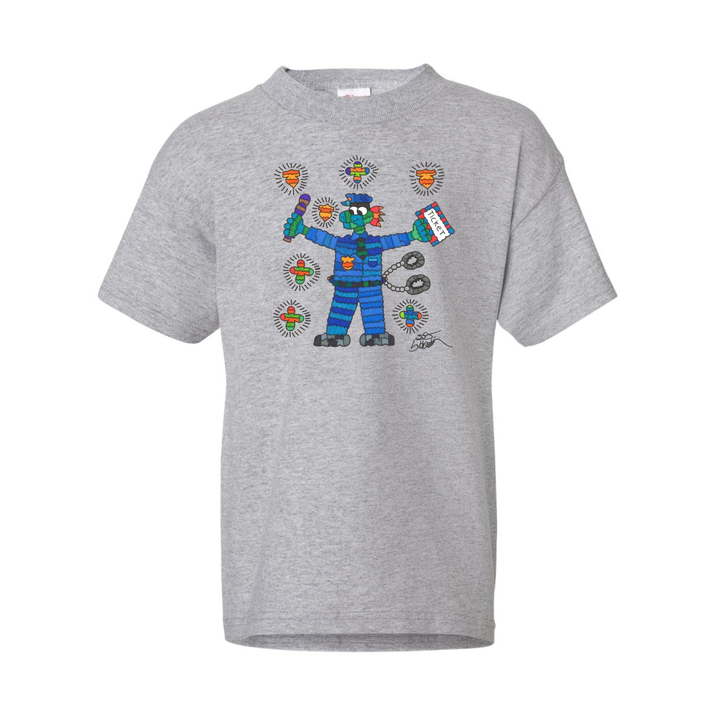 Police Officer Hero S/S Youth Tee