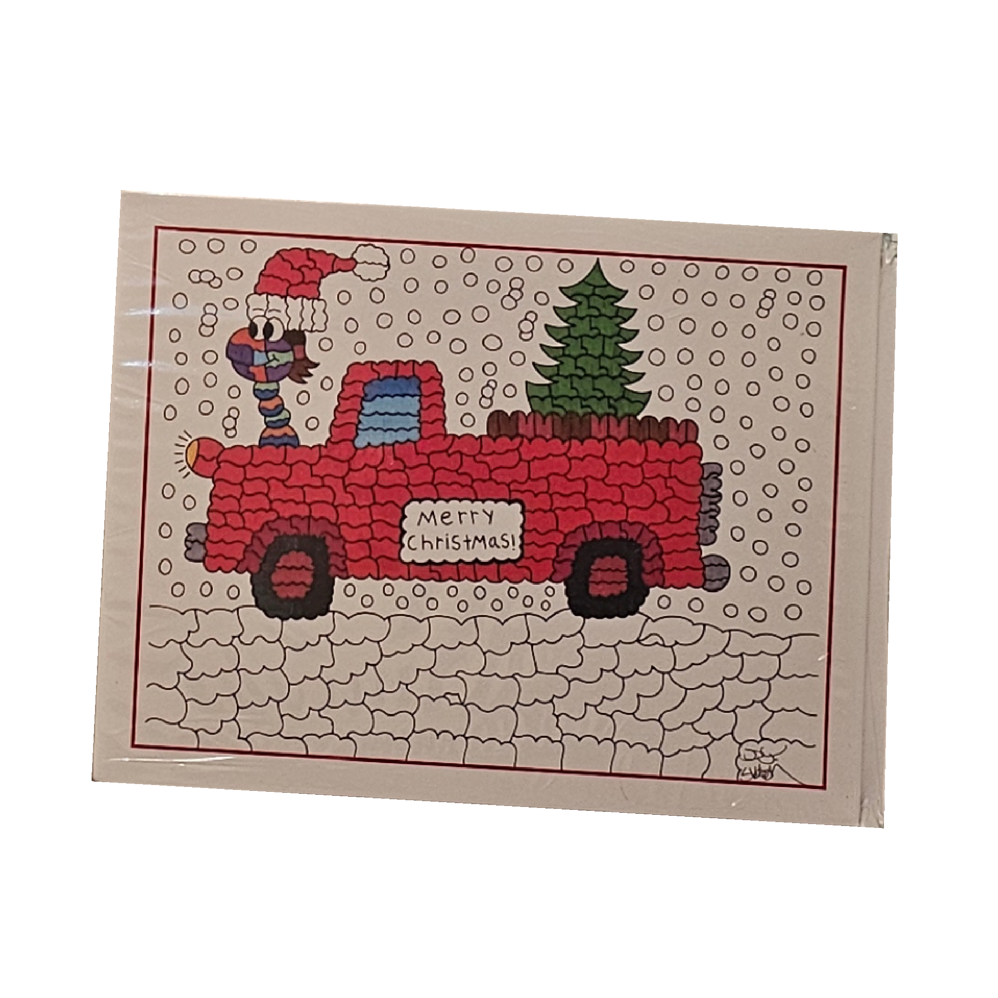 Holiday Red Truck Notecards